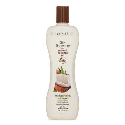 BioSilk Silk Therapy with Coconut Oil Moisturizing Shampoo 355ml/12oz