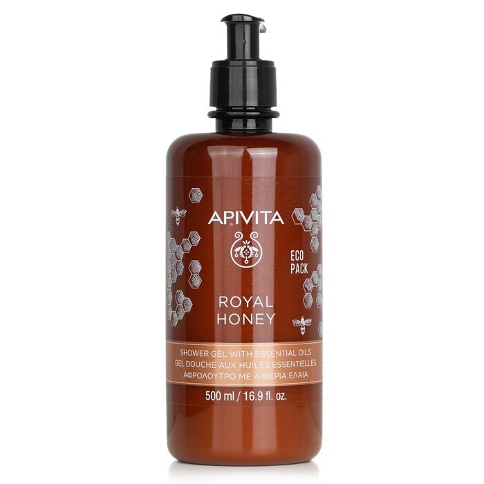 Apivita Royal Honey Creamy Shower Gel With Essential Oils - Ecopack 500ml/16.9oz