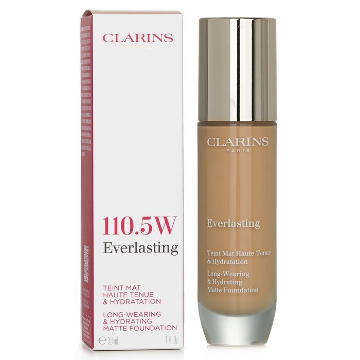 Clarins Everlasting Long Wearing & Hydrating Matte Foundation - # 110.5W Tawny 30ml/1oz