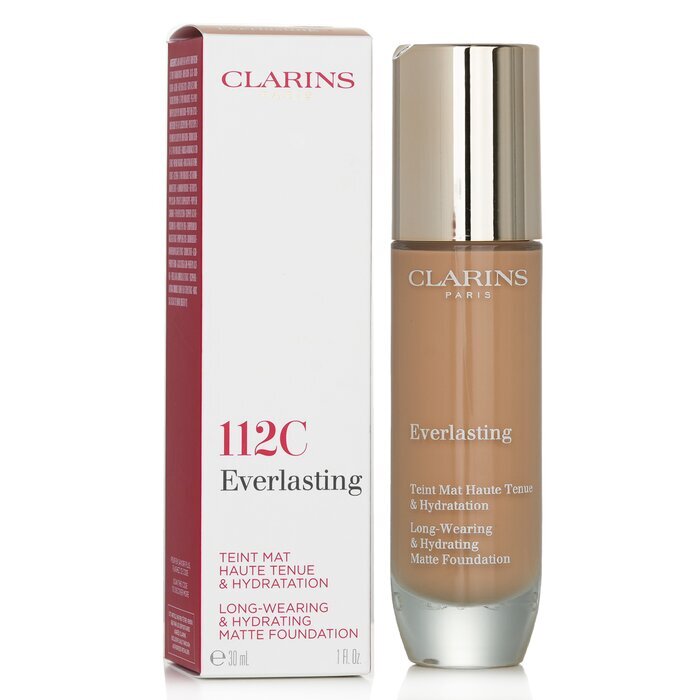 Clarins Everlasting Long Wearing & Hydrating Matte Foundation - # 112C Amber 30ml/1oz