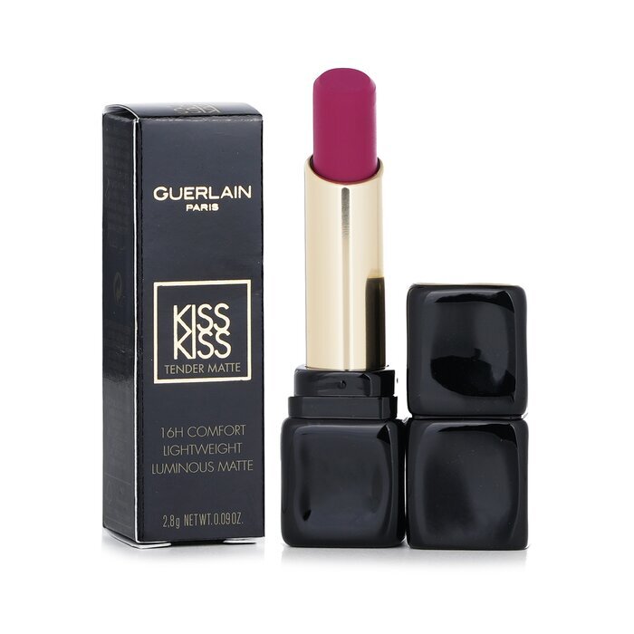 Guerlain Kisskiss Tender Matte Lipstick - # 880 Caress Plum 2.8g/0.09oz