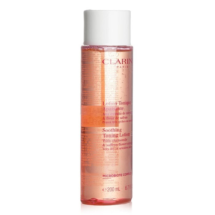 Clarins Soothing Toning Lotion with Chamomile & Saffron Flower Extracts - Very Dry or Sensitive Skin 200ml/6.7oz