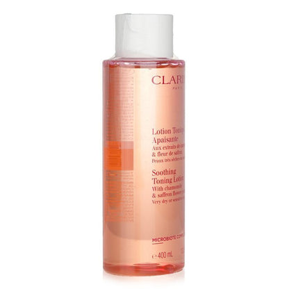 Clarins Soothing Toning Lotion with Chamomile & Saffron Flower Extracts - Very Dry or Sensitive Skin 400ml/13.5oz