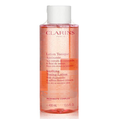 Clarins Soothing Toning Lotion with Chamomile & Saffron Flower Extracts - Very Dry or Sensitive Skin 400ml/13.5oz