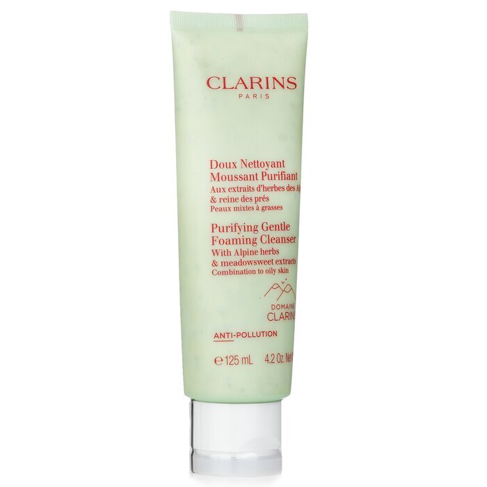 Clarins Purifying Gentle Foaming Cleanser with Alpine Herbs & Meadowsweet Extracts - Combination to Oily Skin 125ml/4.2oz