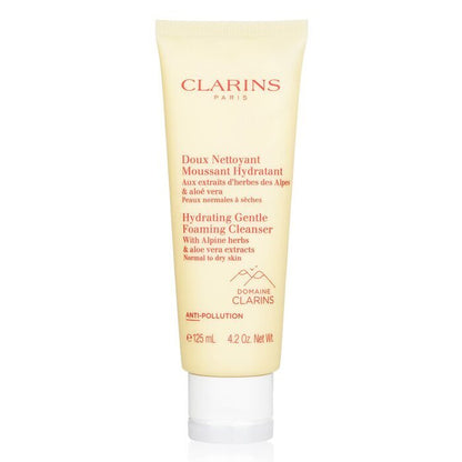 Clarins Hydrating Gentle Foaming Cleanser with Alpine Herbs & Aloe Vera Extracts - Normal to Dry Skin 125ml/4.2oz