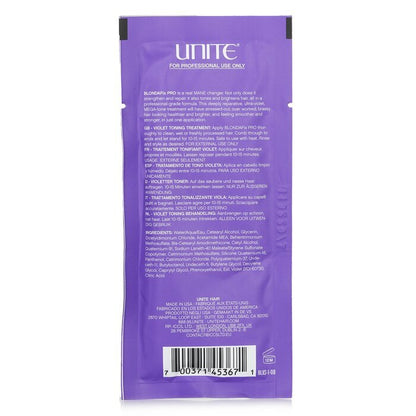 Unite BLONDA Fix PRO Violet Toning Treatment (Salon Product) 24x30ml/1oz