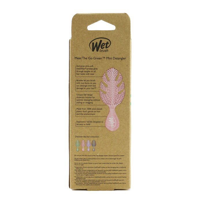 Wet Brush Go Green Mini Detangler - # Pink 1pc