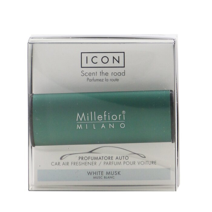 Millefiori Icon Classic Car Air Freshener - White Musk 1pc