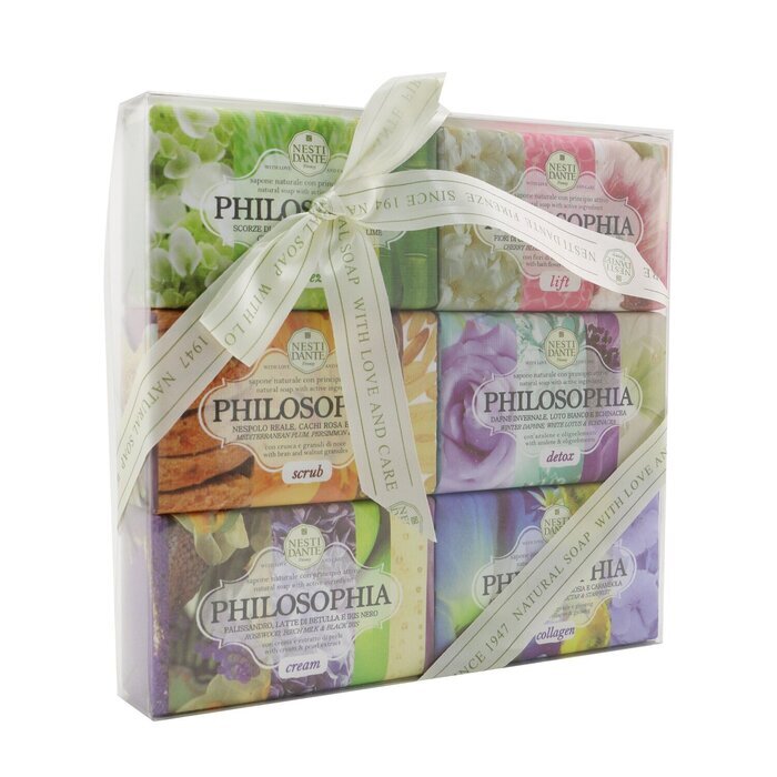 Nesti Dante Philosophia The Collection Soap Set: (Lift + Breeze + Detox + Scrub + Collagen + Cream) 6x 150g/5.3oz