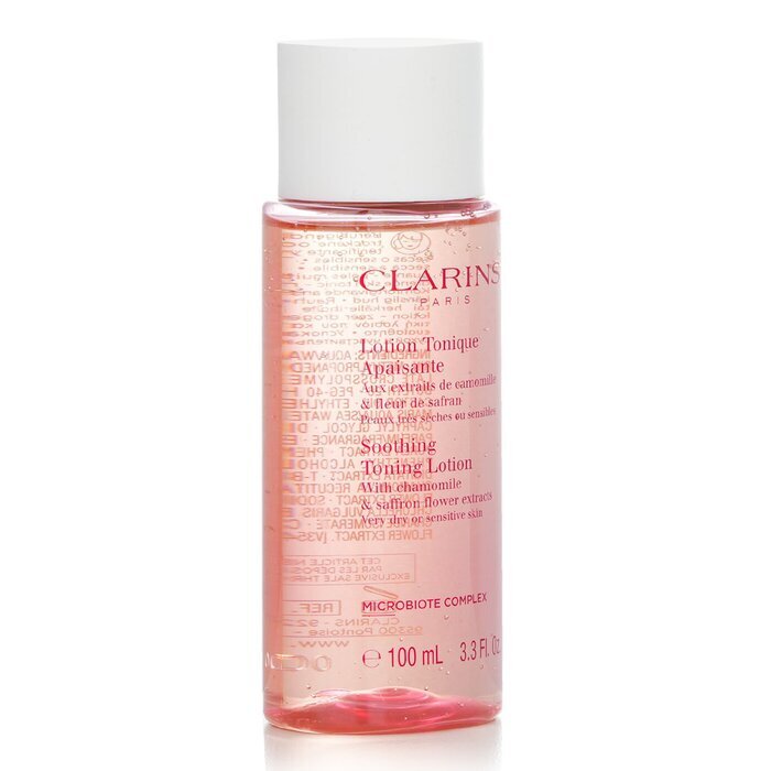 Clarins Soothing Toning Lotion with Chamomile & Saffron Flower Extracts - Very Dry or Sensitive Skin 100ml/3.3oz