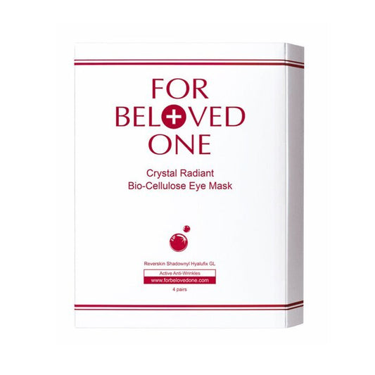 For Beloved One Crystal Radiant Bio-Cellulose Eye Mask 4pairs