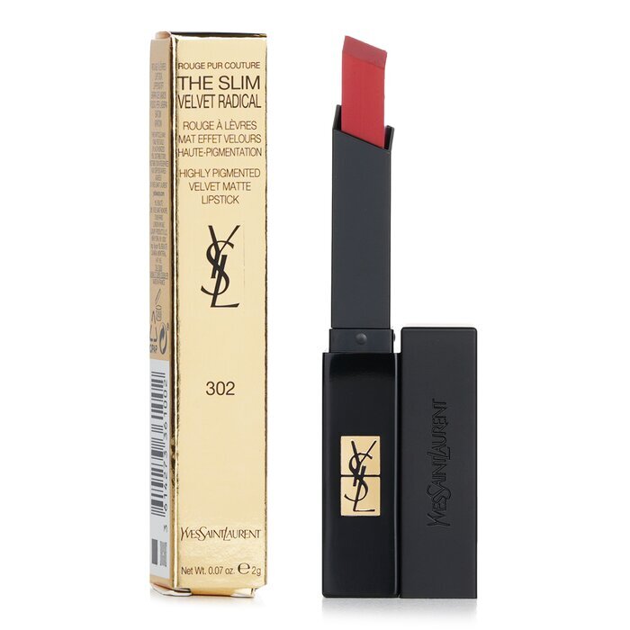 Yves Saint Laurent Rouge Pur Couture The Slim Velvet Radical Matte Lipstick - # 302 Brown No Way Back 2g/0.07oz