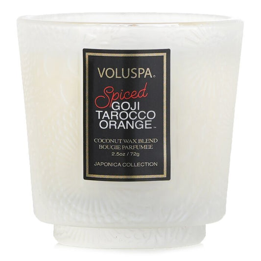 Voluspa Petite Pedestal Candle - Spiced Goji Tarocco Orange 72g/2.5oz