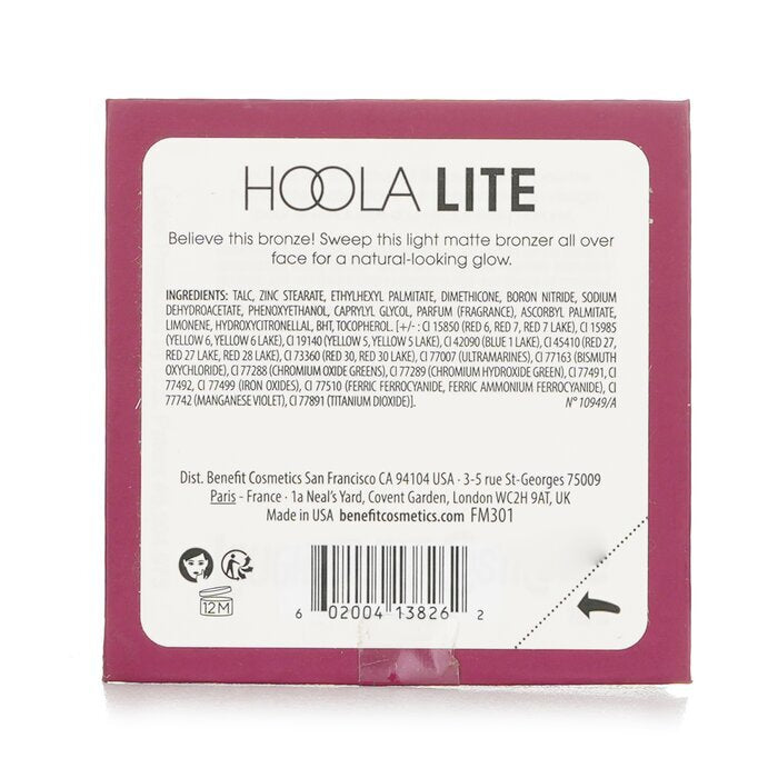 Benefit Hoola Light Matte Bronzer - #Hoola Lite 8g/0.28oz