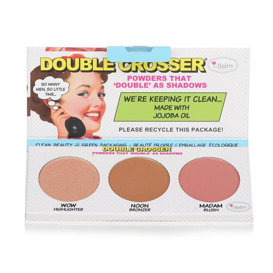 TheBalm Double Crosser (Highlighter, Bronzer & Blush) 8.5g/0.29oz