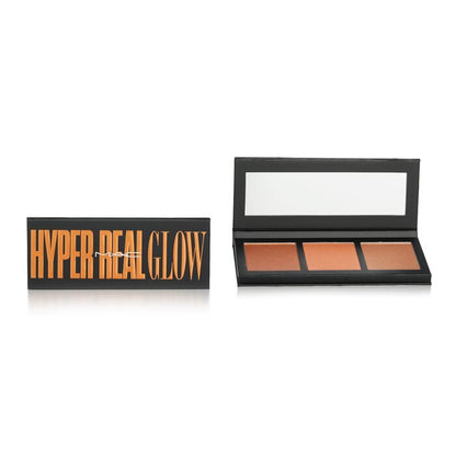 MAC Hyper Real Glow Palette (3x Glow Palette) - # Shimmy Peach,Paradise,Glow Baby Glow 3x4.5g/0.15oz