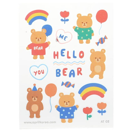 April Korea April Body Sticker -  AT 02 1pc