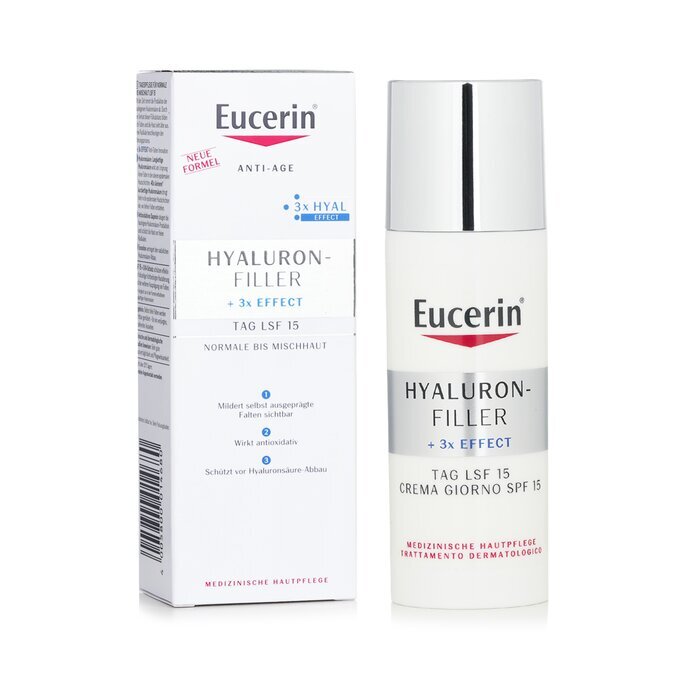 Eucerin Anti Age Hyaluron Filler + 3x Effect Day Cream SPF15 (For Normal/Combination Skin) 50ml