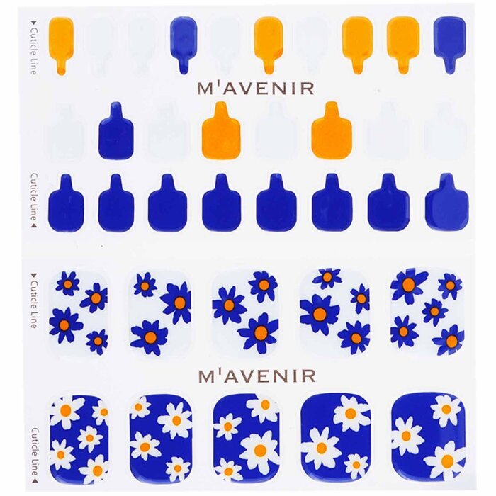 Mavenir Nail Sticker (Patterned) - # Daisy Flower Garden Pedi 36pcs