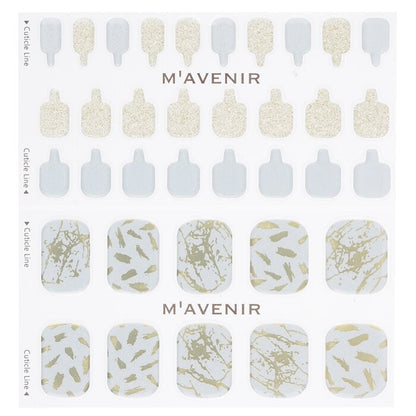 Mavenir Nail Sticker (Patterned) - # Powder Of Gold Pedi 36pcs