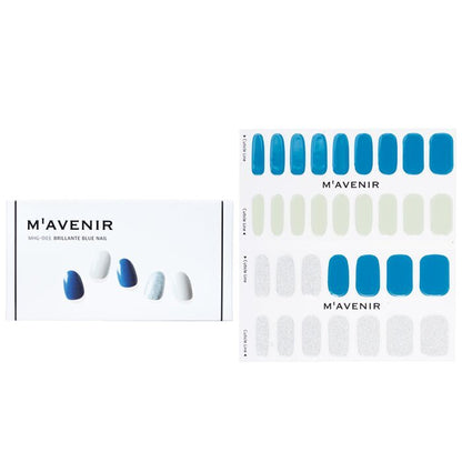 Mavenir Nail Sticker (Blue) - # Brillante Blue Nail 32pcs