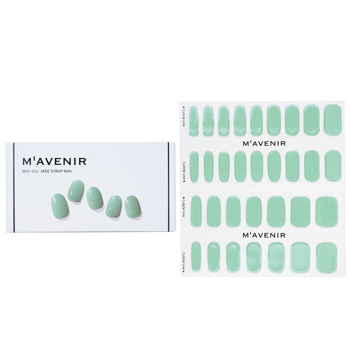 Mavenir Nail Sticker (Blue) - # Jade Syrup Nail 32pcs