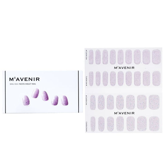 Mavenir Nail Sticker (Purple) - # Fiesta Violet Nail 32pcs