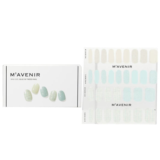 Mavenir Nail Sticker (Blue) - # Blue In Tweed Nail 32pcs