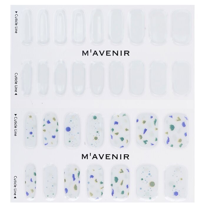 Mavenir Nail Sticker (White) - # Violeta Blooming Nail 32pcs