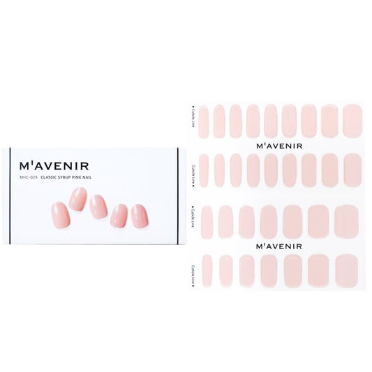 Mavenir Nail Sticker (Pink) - # Classic Syrup Pink Nail 32pcs