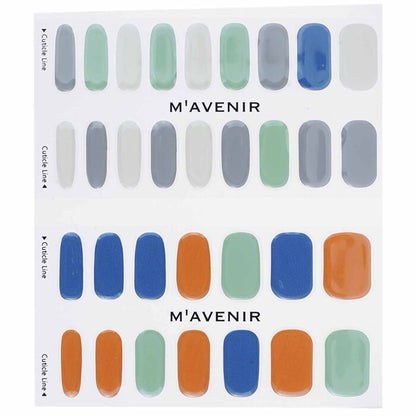 Mavenir Nail Sticker (Assorted Colour) - # Midnight Desert Nail 32pcs