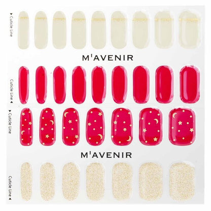 Mavenir Nail Sticker (Red) - # Sweet Dream Wine Nail 32pcs