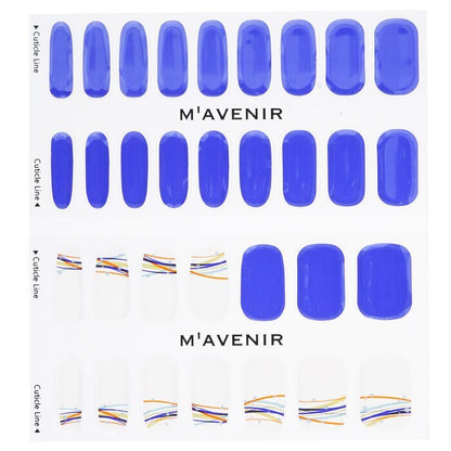 Mavenir Nail Sticker (Blue) - # Bright Road Night Nail 32pcs