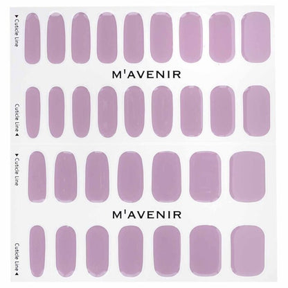 Mavenir Nail Sticker (Purple) - # Redbean Matt Nail 32pcs