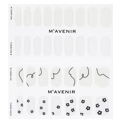 Mavenir Nail Sticker (White) - # Mellow Nail 32pcs