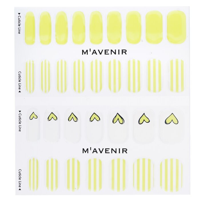 Mavenir Nail Sticker (Yellow) - # Cheer Love Nail 32pcs