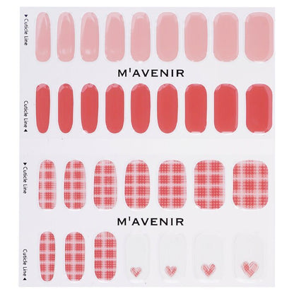 Mavenir Nail Sticker (Pink) - # Glen Check Antique Pink Nail 32pcs