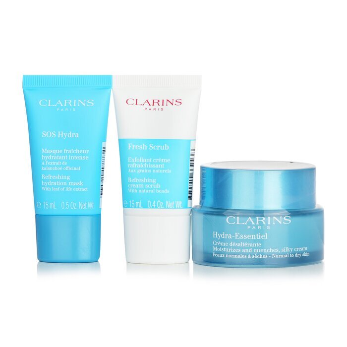 Clarins Hydra-Essentials Collection 3pcs+1bag