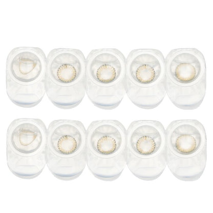 Miche Bloomin' Quarter Veil 1 Day Color Contact Lenses (102 Bronze Ash) - - 4.00 10pcs