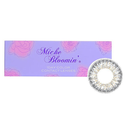 Miche Bloomin' Quarter Veil 1 Day Color Contact Lenses (106 Shell Moon) - 0.00 10pcs