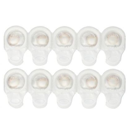 Miche Bloomin' Quarter Veil 1 Day Color Contact Lenses (107 Clear Grege) - - 5.00 10pcs