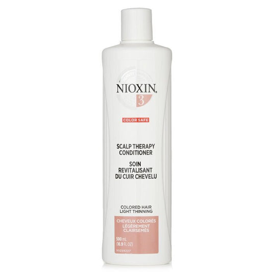 Nioxin Density System 3 Scalp Therapy Conditioner (Colored Hair, Light Thinning, Color Safe) 500ml/16.9oz