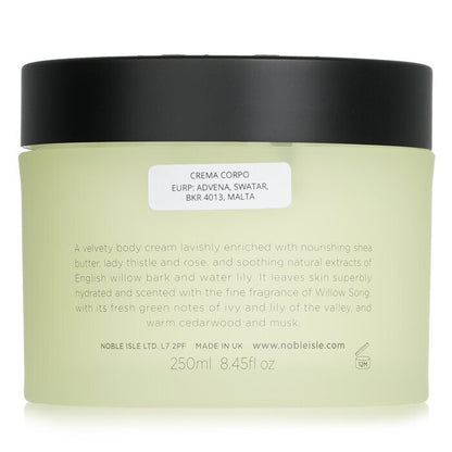 Noble Isle Willow Song Body Cream 250ml/8.45oz