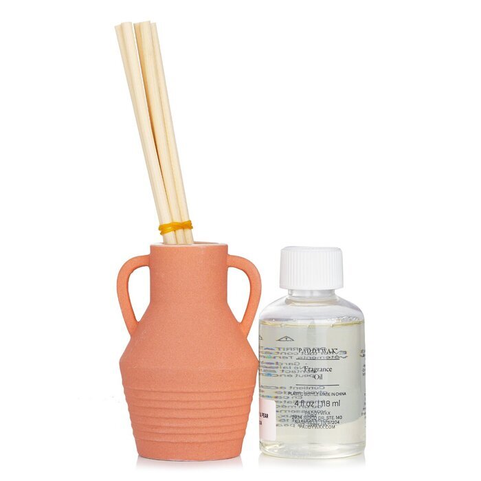 Paddywax Santorini Reed Diffuser - Raw Clay & Pear 118ml