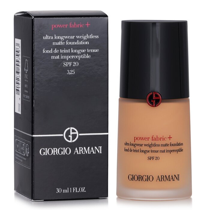 Giorgio Armani Power Fabric+ Ultra Longwear Weightless Matte Foundation SPF 20 - # 3.25 30ml/1oz