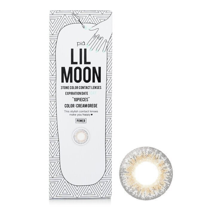 Pia Lilmoon Cream Grege 1 Day Color Contact Lenses - - 2.00 10pcs