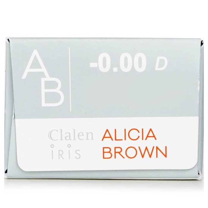 Clalen 1 Day Iris Alicia Brown Color Contact Lenses -0.00 30pcs