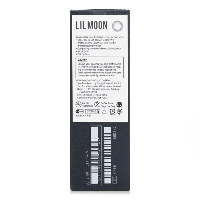 Pia Lilmoon Rusty Gray 1 Day Color Contact Lenses - - 2.00 10pcs