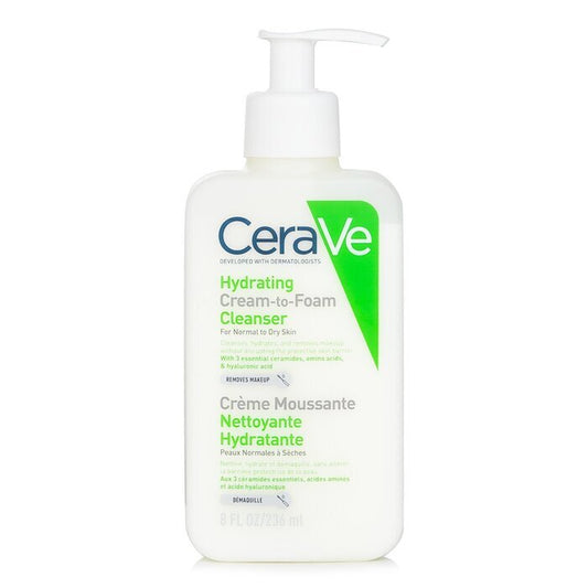 CeraVe Hydrating Cream-To-Foam Cleanser 236ml/8oz